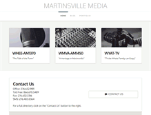 Tablet Screenshot of martinsvillemedia.com